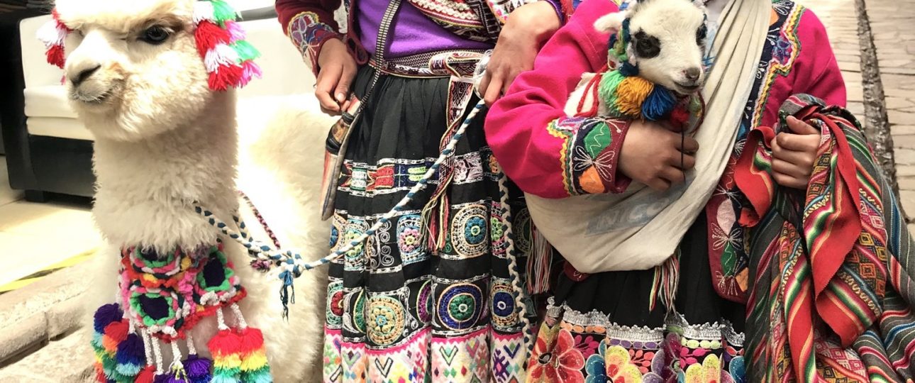 Colorful textiles of Peru